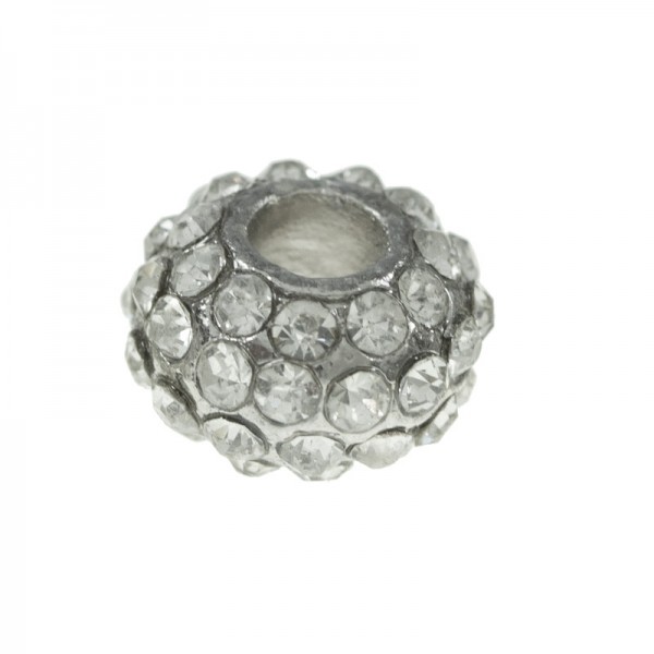 Donut strass plateado