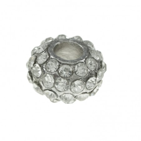 Donut strass plateado