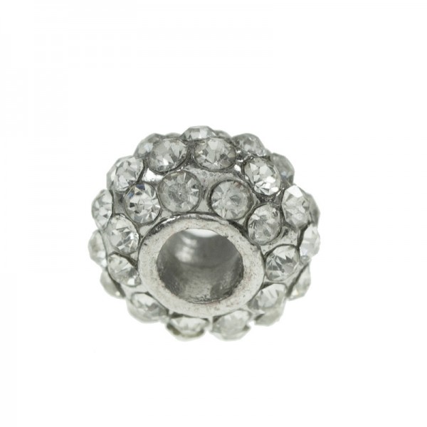 Donut strass plateado