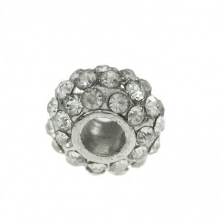 Donut strass plateado