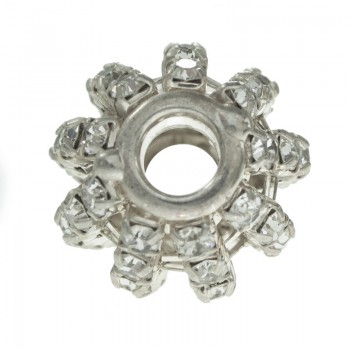 Abalorio XL strass blanco 2