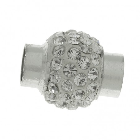 Cierre bola strass dorada