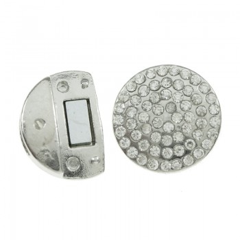 Cierre redondo strass