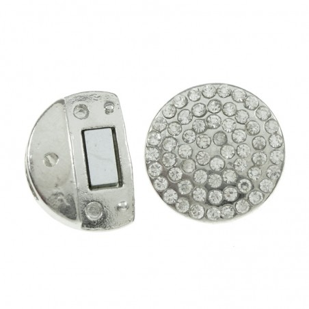 Cierre redondo strass