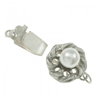 Broches click con perla 2