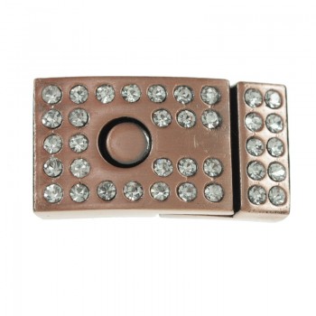 Cierre rectángulo strass