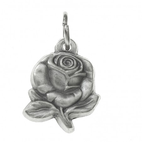 Medalla rosa virgen de Guadalupe