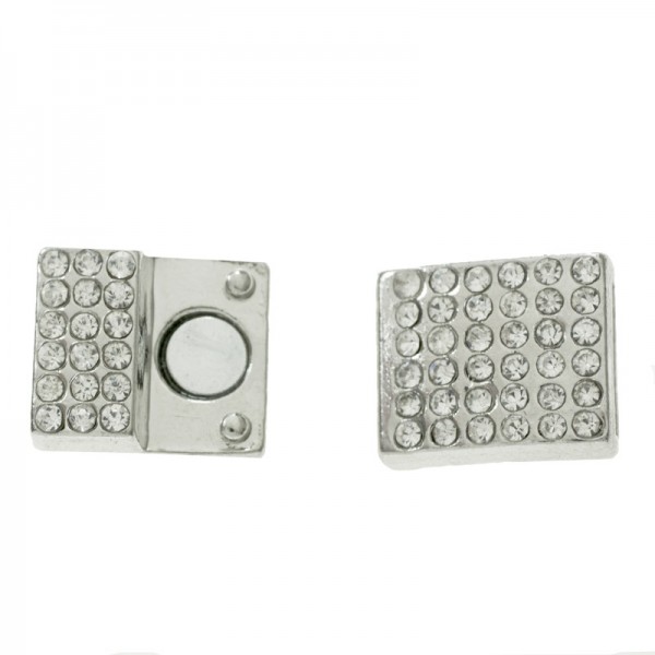 Cierre rectángulo strass