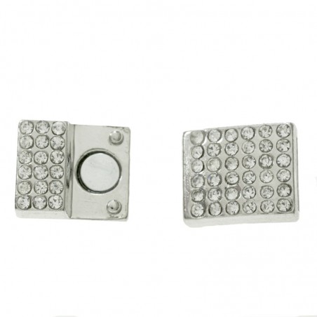 Cierre rectángulo strass