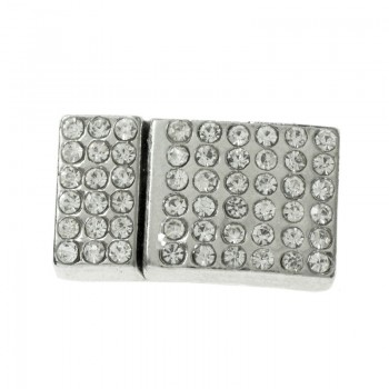 Cierre rectángulo strass