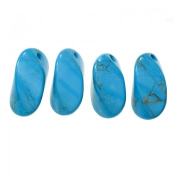 Colgante piedra natural perforado pequeño