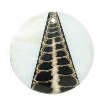 Colgante étnico con nácar