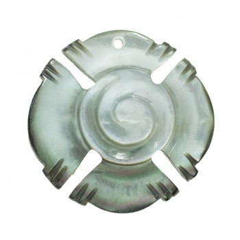 Colgante de nácar con espiral