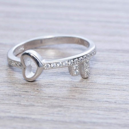 Anillo llave Plata de Ley