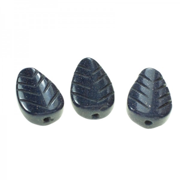 Hoja de goldstone azul perforada