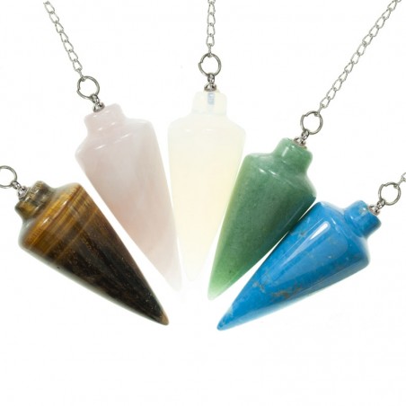 Péndulo de piedra natural