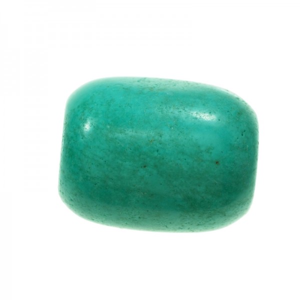 Abalorio perforado de turquesa reconsituida