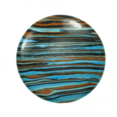 Abalorio redondo de cerámica