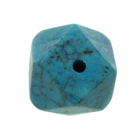 Abalorio geométrico turquesa