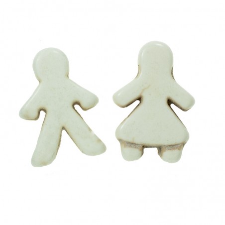 Abalorios de cerámica niño y niña