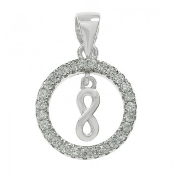 Colgante Karma infinito Plata de Ley