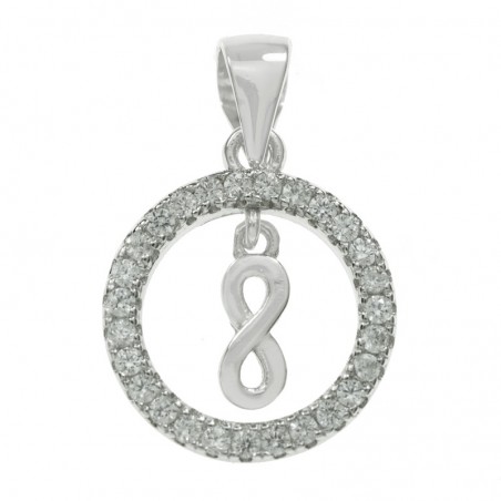 Colgante Karma infinito Plata de Ley