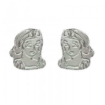 Pendientes princesa Plata de Ley