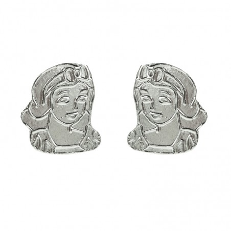 Pendientes princesa Plata de Ley