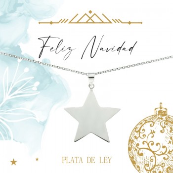 Colgante estrella especial Navidad