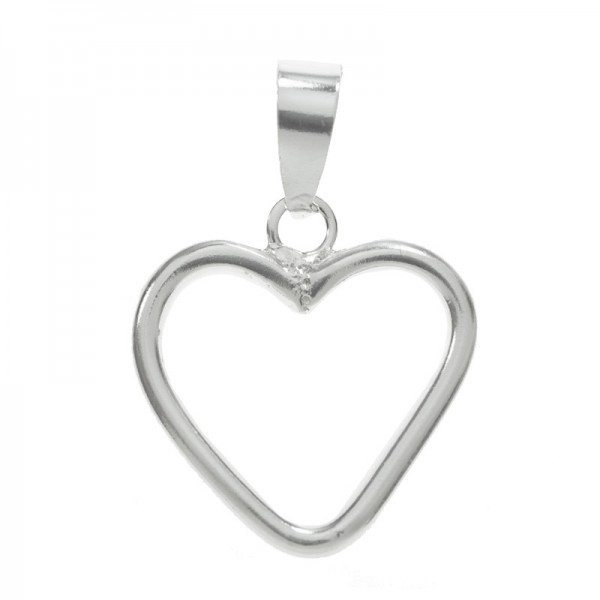 Collar corazón minimalista