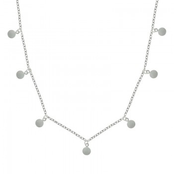 Collar chapitas Plata de Ley
