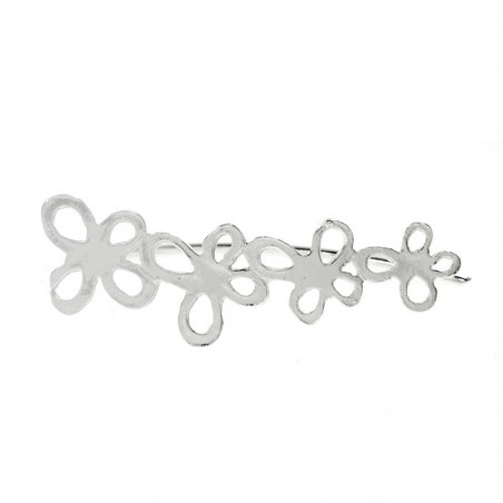 Pendientes trepadores mariposas Plata de Ley 925