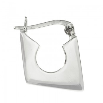 Pendientes geométricos cierre catalán Plata de Ley 2