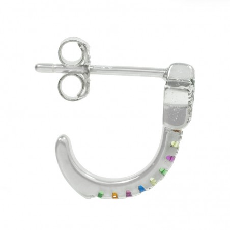 Pendientes estella con circonitas Plata de Ley