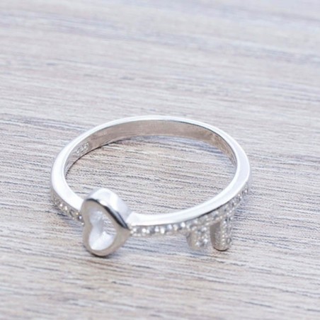 Anillo llave Plata de Ley