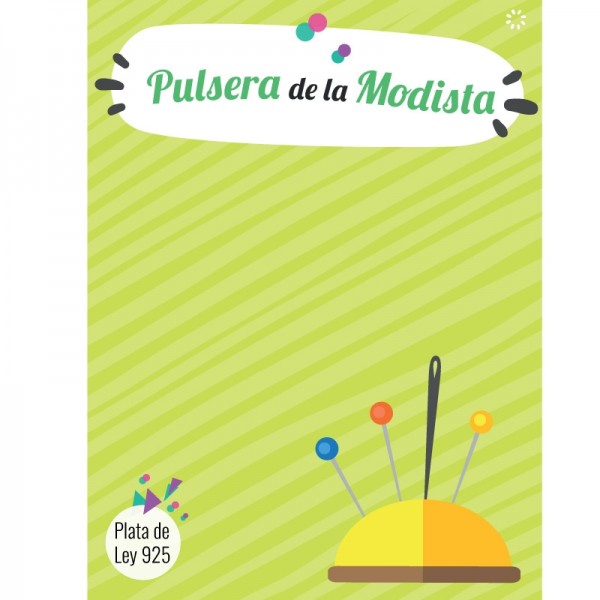 Pulsera de la modista Plata de Ley 925