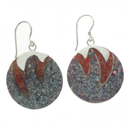 Pendientes nácar Plata de Ley 925