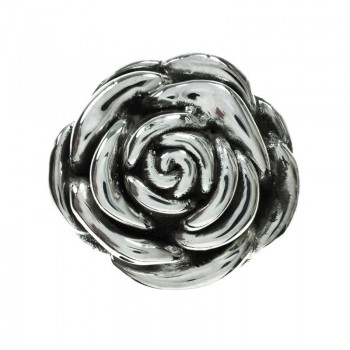 Colgante rosa electroforma Plata de Ley