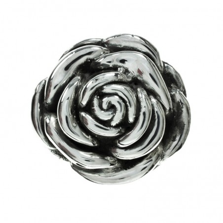 Colgante rosa electroforma Plata de Ley