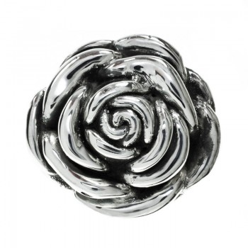 Colgante rosa electroforma Plata de Ley 2