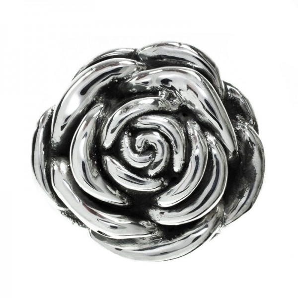 Colgante rosa electroforma Plata de Ley