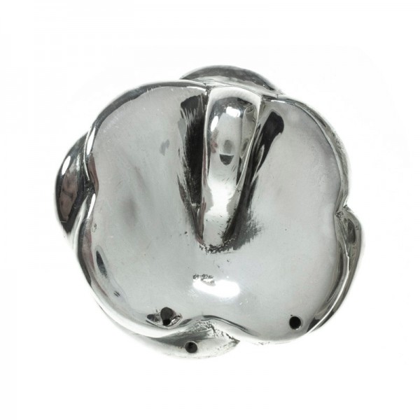 Colgante rosa electroforma Plata de Ley