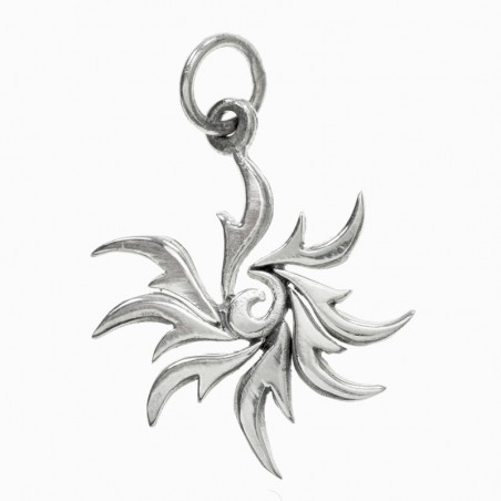 Colgante remolino Plata de Ley