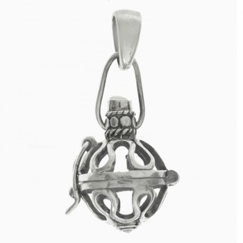 Colgante guarda deseos oxidado Plata de Ley 925