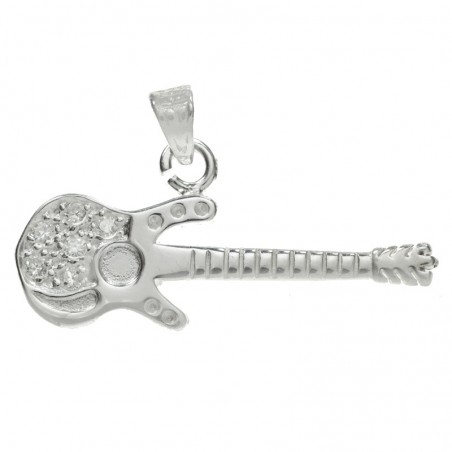 Colgante guitarra Plata de Ley 925