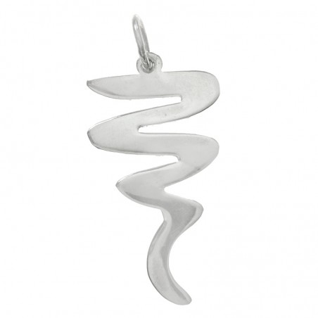 Colgante garabato Plata de Ley | Outlet joyas