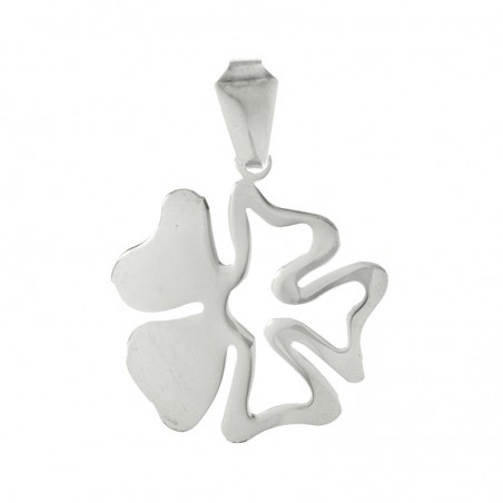 Colgante flor cinco pétalos Plata de Ley  | Outlet joyas