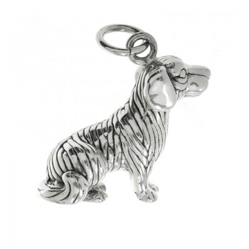 Colgante perro electroforma Plata de Ley | Outlet joyas