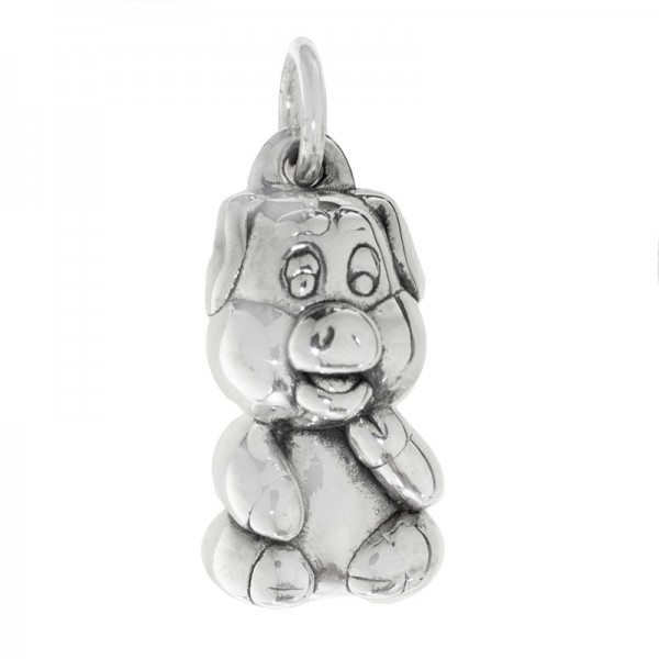 Colgante cerdito electroforma Plata de Ley | Outlet joyas