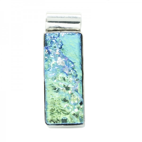 Conjunto cristal murano azul Plata de Ley| Outlet joyas